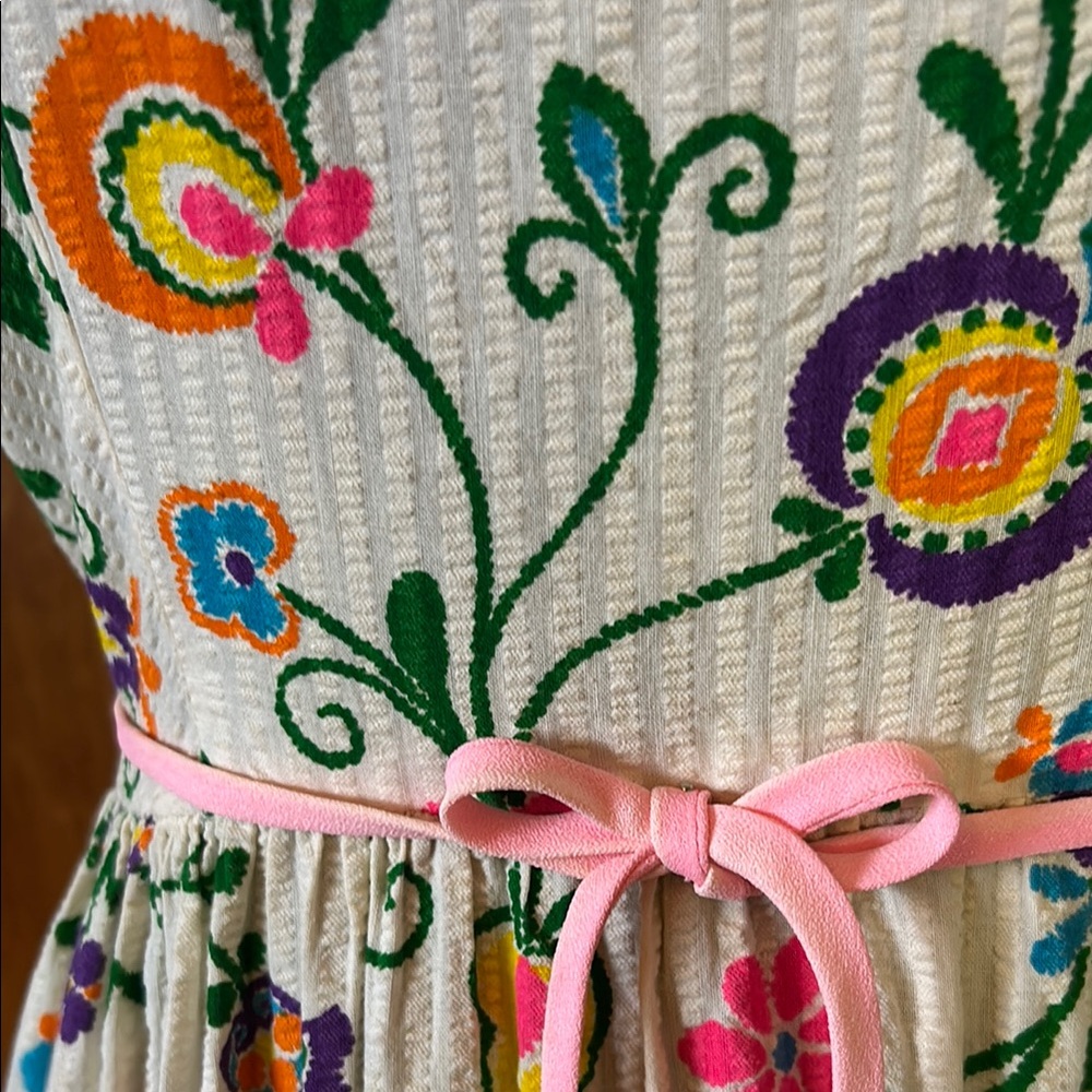 Lanz Originals 70s Dress ~ Vintage ~ Floral Maxi Dress - Picture 4 of 6